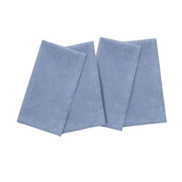 Shore Blue Cotton Napkins | Cailini Coastal