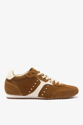 Verona Ballet Flat In Brown Suede | Larroude