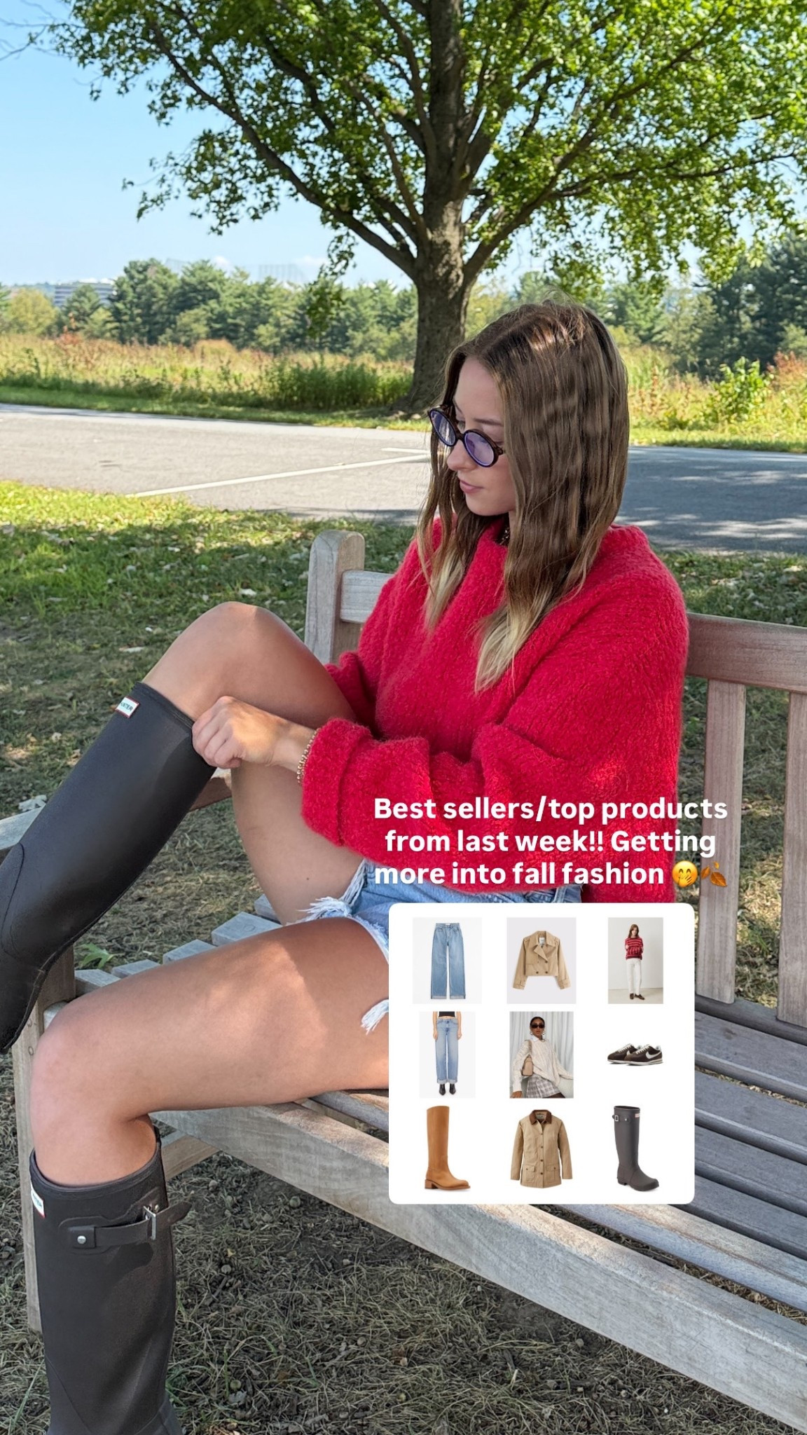 9/5/25  This past week’s bestsellers + most loved pieces 🤍 All cozy staples I’ve been wearing on repeat:

• Abercrombie relaxed cuffed jeans
• Mother cuffed jeans
• Cropped trench coat jacket (Abercrombie)
• American Vintage striped sweater
• Princess Polly oversized cable knit sweater
• Nike Cortez sneakers
• Steve Madden Riggs leather boots
• L.L. Bean Adirondack barn coat
• Hunter boots in brown

So many of these have become true fall wardrobe essentials 🍂✨

#LTKStyleTip #LTKShoeCrush