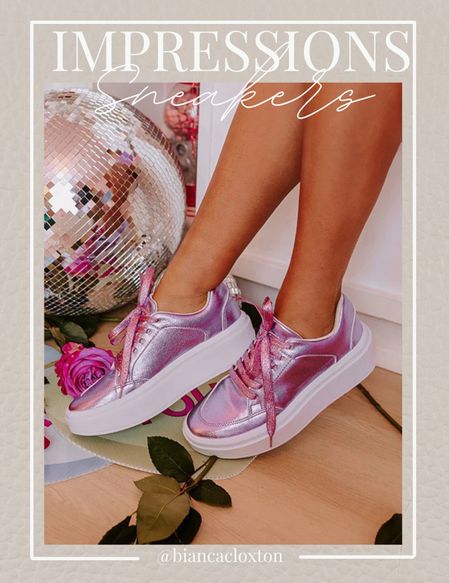 Metallic Sneakers || Impressions 

Metallic Sneakers, pink, tennis shoes, shiny, valentines, Valentine’s Day, cute 

#LTKMostLoved #LTKstyletip #LTKshoecrush