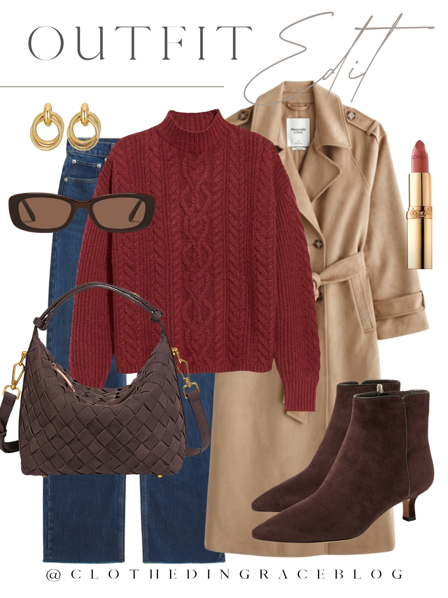 Classy business casual style 