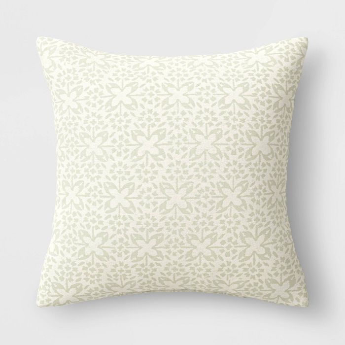 Oversized Woven Tile Square Throw Pillow - Threshold™ | Target