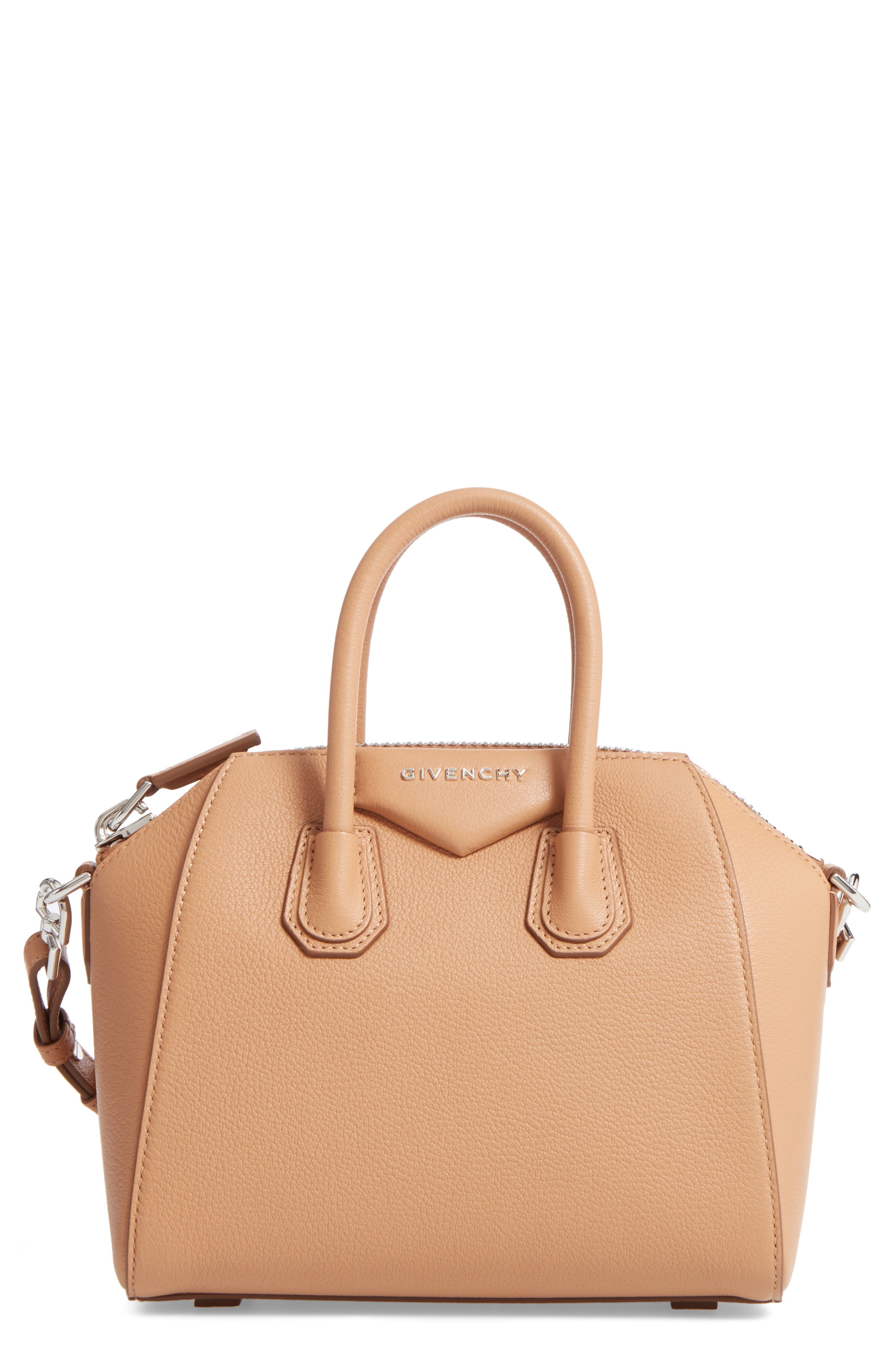 'Mini Antigona' Sugar Leather Satchel | Nordstrom