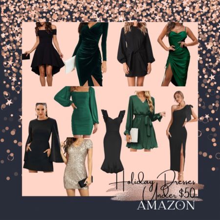 Holiday Dresses under $50
Amazon Fashion  ships in time to wear this week…

So many cute dresses perfect for NYE and Winter weddings as well!

Make sure to see sizing chart and what Amazon suggest for you.



#LTKHoliday #LTKwedding #LTKunder50