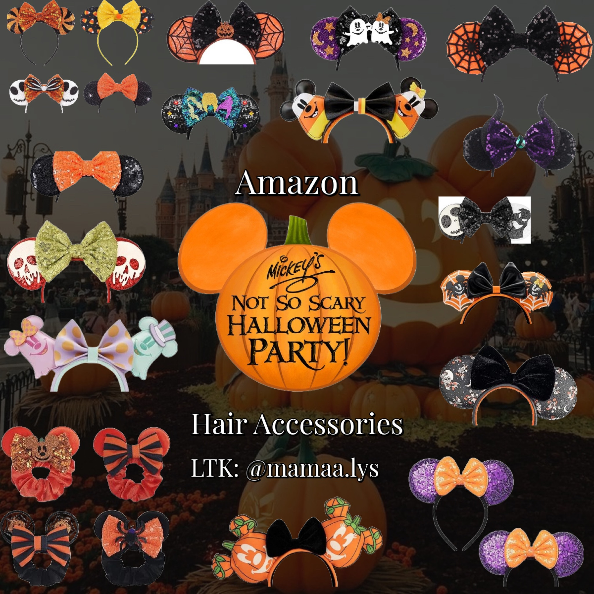 Mickey’s not so scary Halloween party ears | Mickey’s not so scary Halloween headbands | Mickey’s not so scary Halloween accessories | Disney Halloween | spooky season  | Accessories 🎃

#LTKSeasonal #LTKFindsUnder50 #LTKGiftGuide