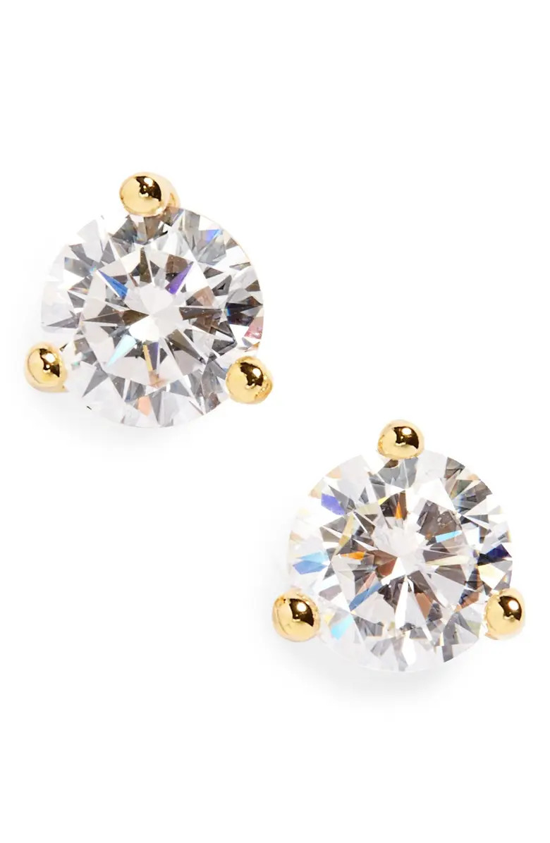 Nordstrom Cubic Zirconia Stud Earrings - 0.50ct. | Nordstrom | Nordstrom