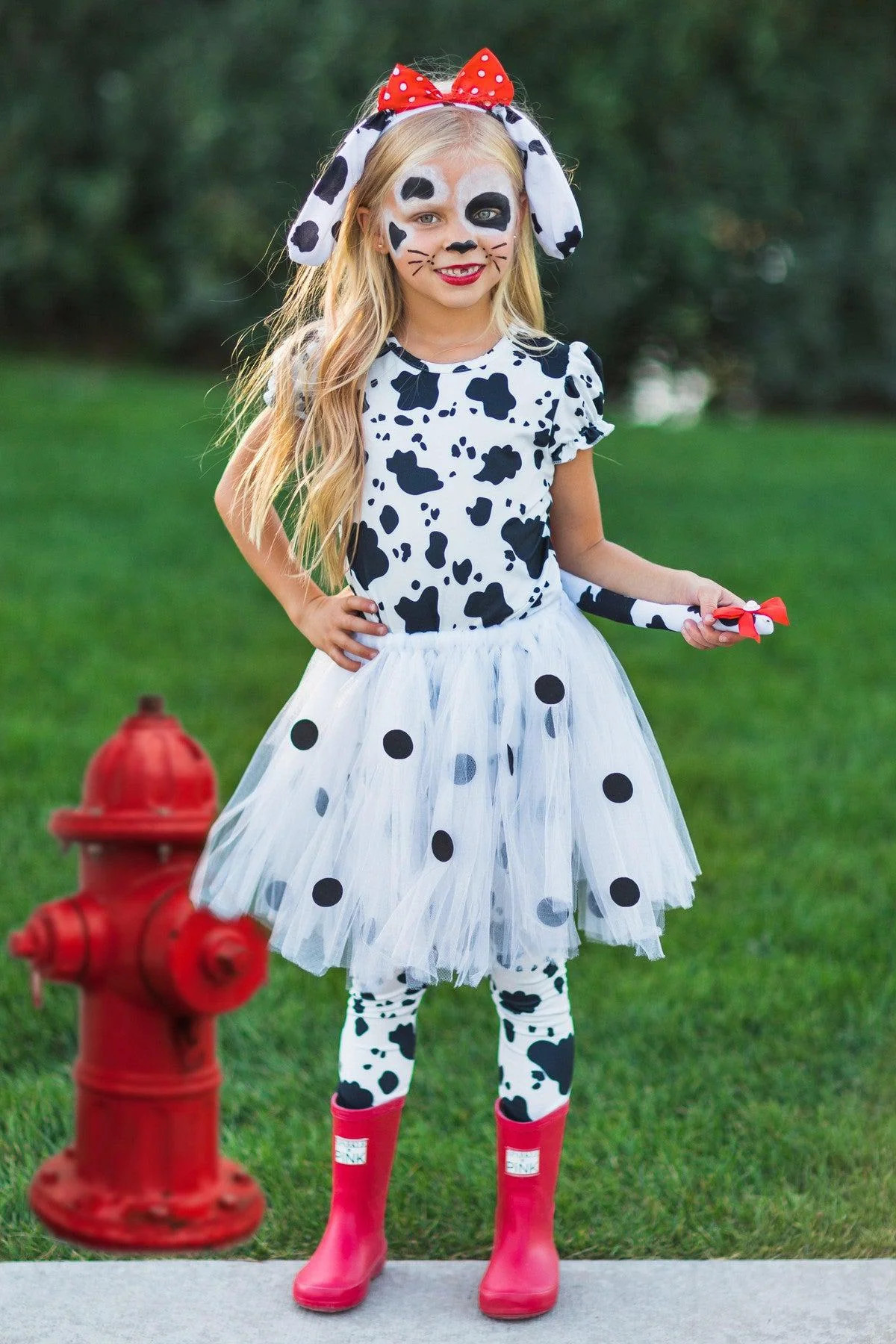 Dalmatian 5 Piece Costume Set | Sparkle In Pink