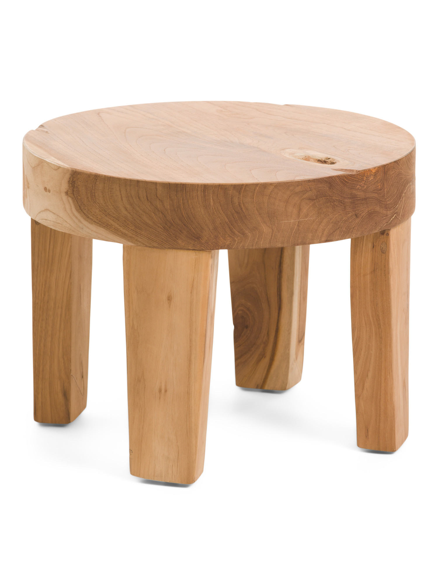 20in Teak Wood Kariba Accent Table | Furniture & Lighting | Marshalls | Marshalls