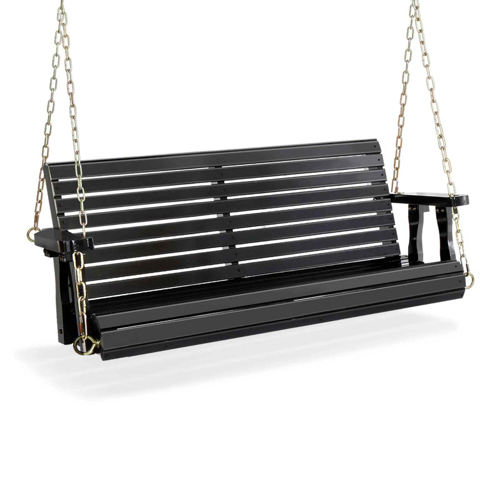 Arlena 2 Person Solid Wood Porch Swing | Wayfair North America