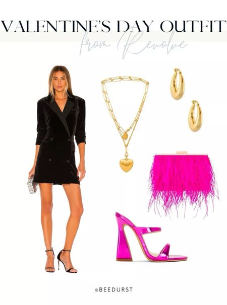 Valentine’s Day outfit from Revolve, date night outfit, black dress, pink heels, pink purse, Valentine’s Day date outfit

#LTKSeasonal #LTKstyletip #LTKparties