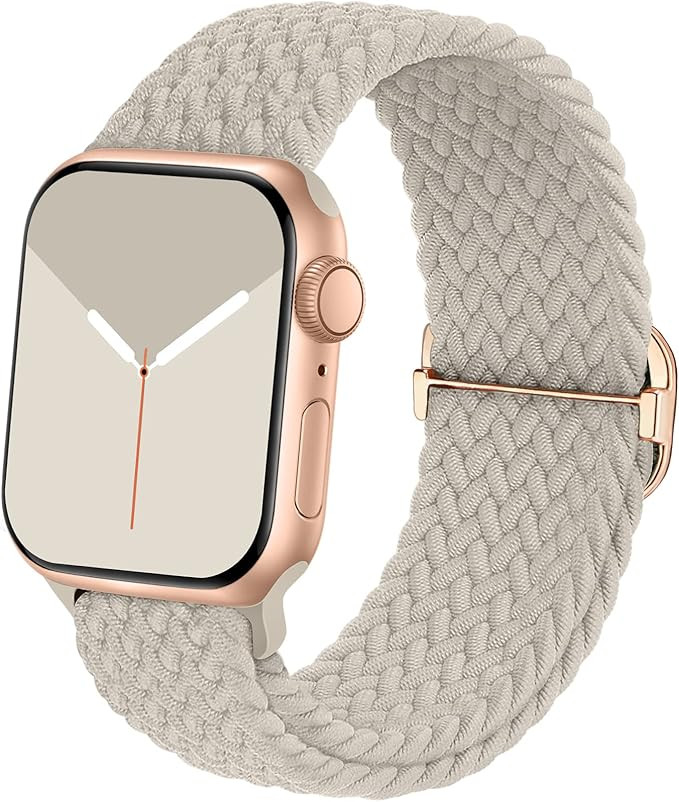 Braided Solo Loop Compatible with Apple Watch Band 38mm 40mm 41mm 42mm 44mm 45mm 49mm, Elastic St... | Amazon (CA)