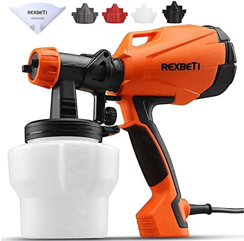 REXBETI Ultimate-750 Paint Sprayer, High Power HVLP Home Electric Spray Gun, Lightweight, Easy Sp... | Amazon (US)