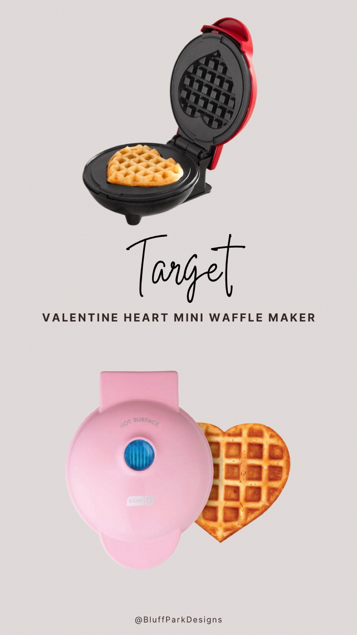 •Target Valentine Heart Mini Waffle Maker•

Holiday, Seasonal, Valentine, Kitchen, Kitchen Appliance, Small Appliance, Waffle, Waffles, Waffle Maker, Target 

#LTKSeasonal #LTKfindsunder50 #LTKhome