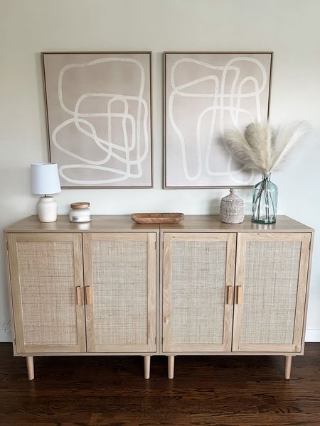 Amazon rattan cabinets I’m loving for my office! Easy to assemble and beautiful in person. Great for extra storage. I hope they hold up but for the price I’m very pleased. // neutral console table entryway tv media buffet side table end amazonfinds amazon home decor affordable budget coastal transitional organic modern 

#LTKhome