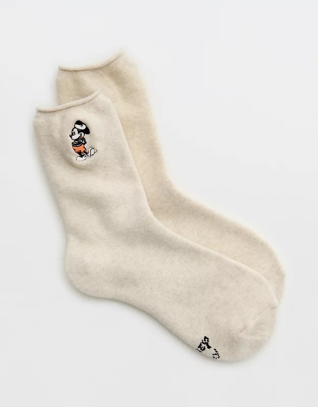 Aerie Disney Terry Crew Socks | Aerie