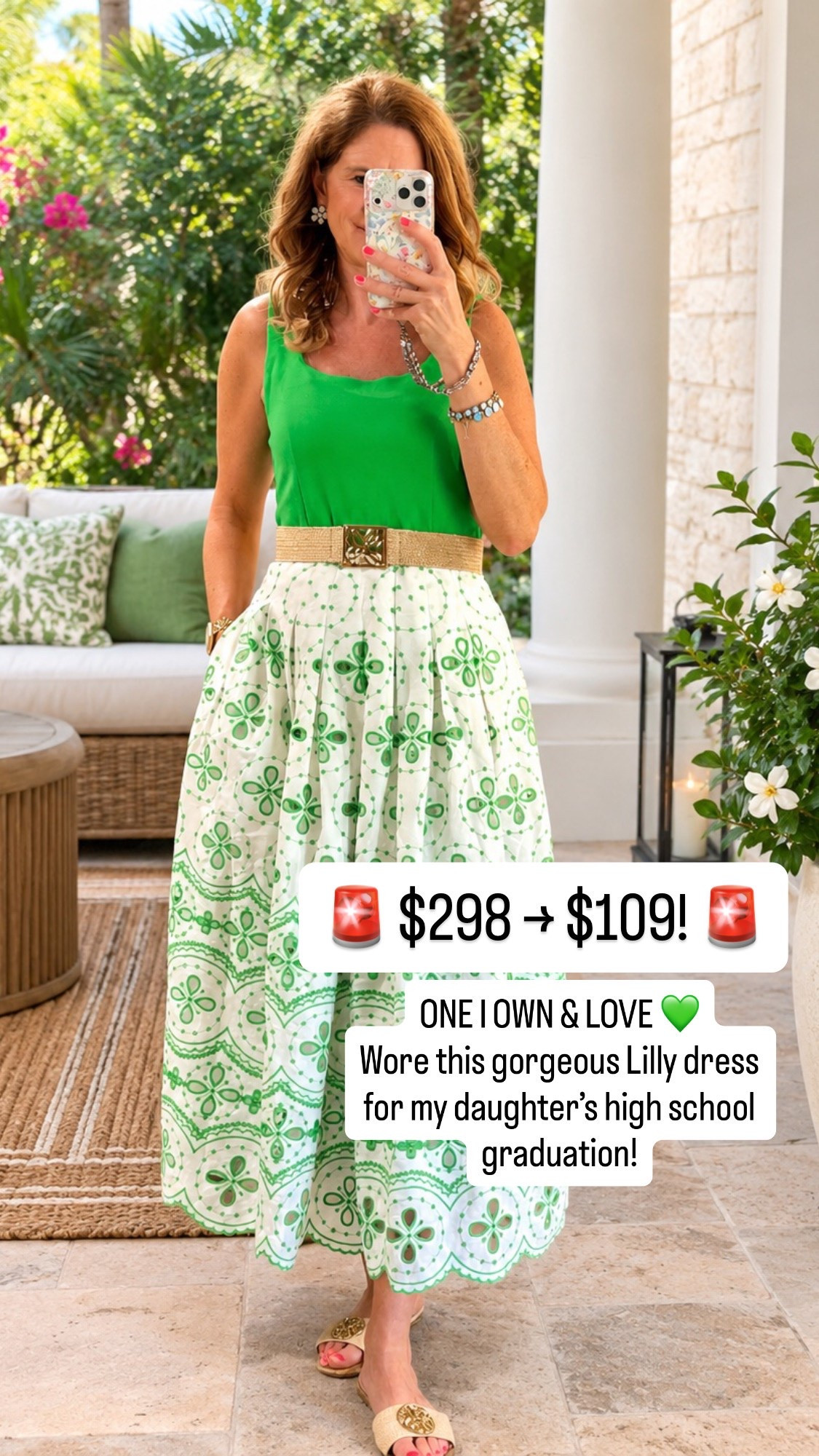 Special Occasion Dress

  💚 SUNSHINE SALE STEAL! $298 → $109! 💚

This gorgeous Lilly Pulitzer dress is one of my favorite sale finds — and one that has such a special memory attached to it! I wore this for my daughter’s high school graduation and absolutely loved it. 💚

The green and white eyelet is so pretty in person, and I love that it can easily be dressed up for a graduation, shower, luncheon, vacation dinner or summer event.

✨ Originally $298
☀️ Sunshine Sale: $109
💰 Save $189!
👗 Wearing size 2

At this price, I would grab your size while it’s available!

Shop it below! 💚

#LillyPulitzer #LillyPulitzerStyle #LillyPulitzerSale #SunshineSale #LillyLover #LTKSaleAlert #SaleFind #GraduationStyle #GraduationDress #SummerDress #SummerStyle #PreppyStyle #ResortWear #SpecialOccasionDress #Over50Style

Wedding guest dress, Lilly Pulitzer Sunshine Sale, Lilly Pulitzer sale dress, Lilly Pulitzer green dress, green and white dress, eyelet dress, graduation dress for mom, graduation outfit women, mother of graduate dress, summer event dress, summer occasion dress, vacation dinner dress, resort wear dress, preppy dress, colorful fashion, summer party dress, Lilly Pulitzer outfit, women over 40 style, women over 50 style

#LTKSaleAlert #LTKWedding #LTKOver40