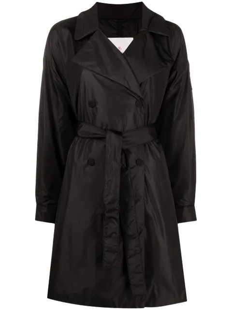 padded mid-length belted trench coat | Farfetch (UK)