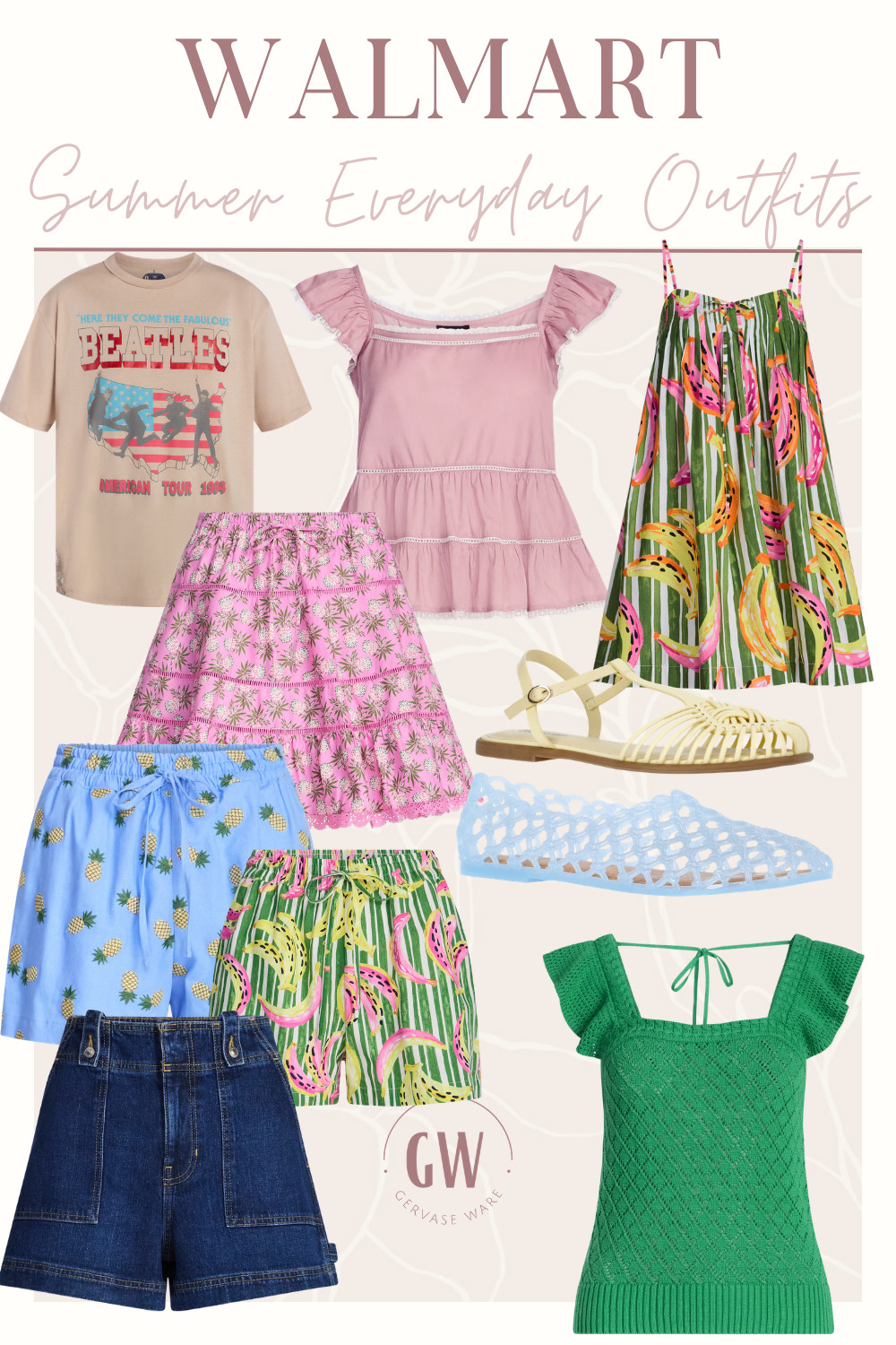 Walmart summer everyday outfits ☀️✨ These are the kind of easy, throw-on-and-go looks you'll be reaching for all season long. Cute, comfy, and budget-friendly! 🛍️💛 

 #LTKdayinmylife #LTKgrwm #LTKootd