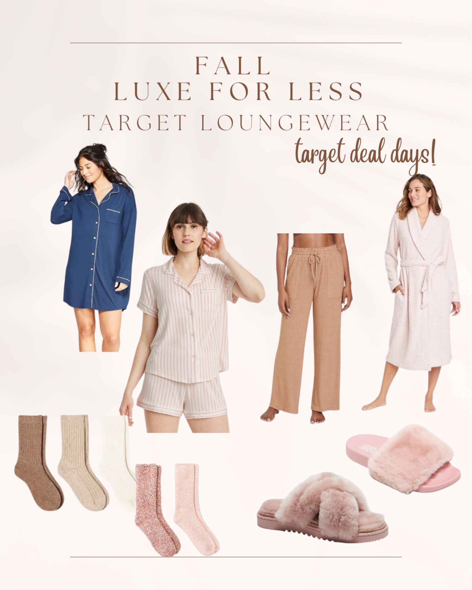 40% off cozy loungewear at target for deal days! 3 days only and they make the perfect gifts!

#LTKsalealert #LTKSeasonal #LTKHoliday