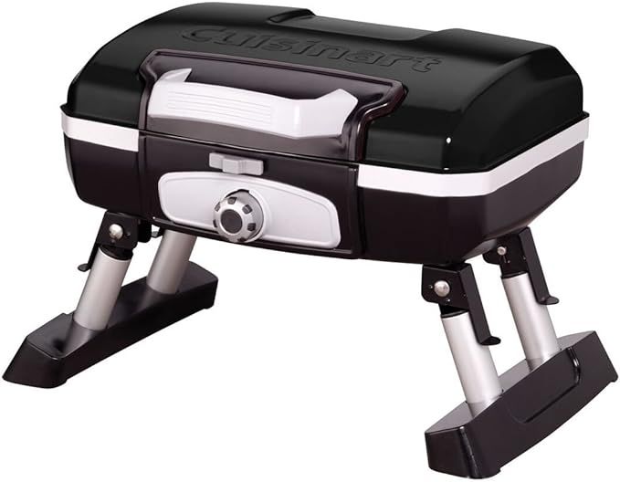 Cuisinart CGG-180T Petit Gourmet Portable Tabletop Propane Gas Grill, Red | Amazon (US)