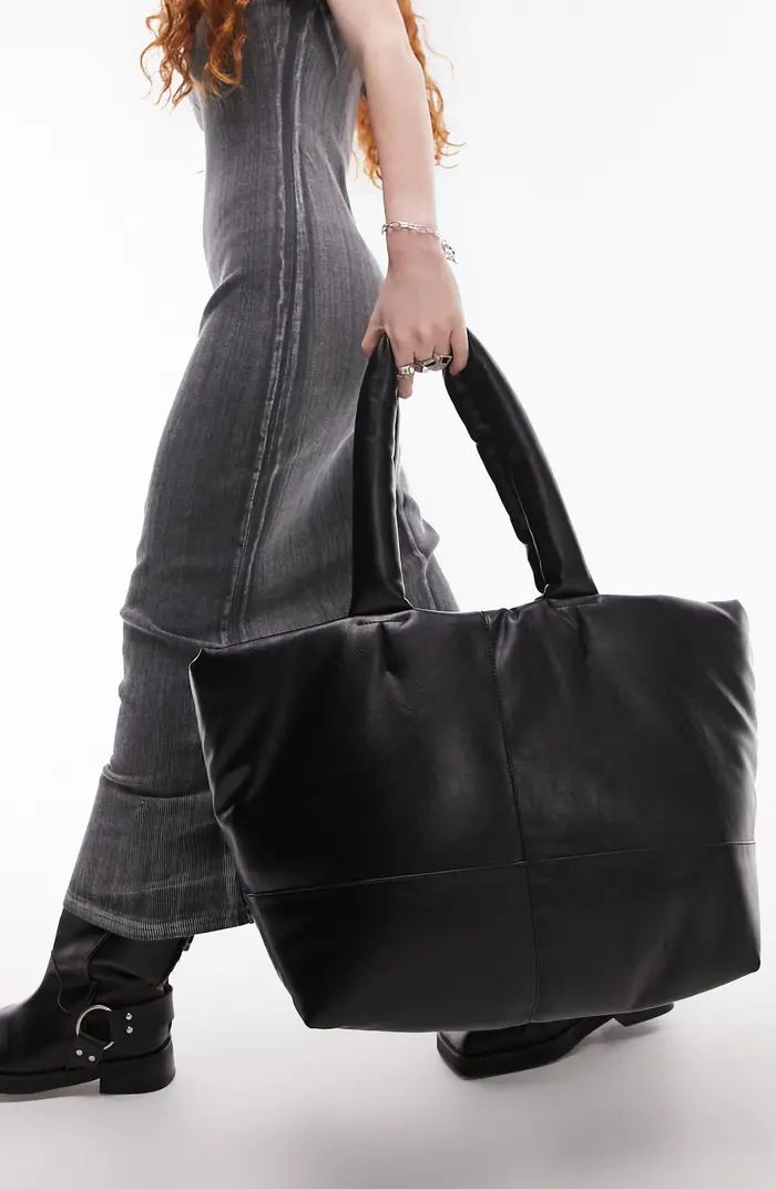 Tulsi Puffy Faux Leather Tote | Nordstrom