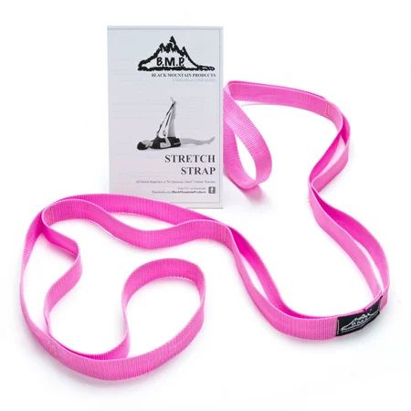 Black Mountain Products Stretch Strap with Instruction Guide, Pink | Walmart (US)