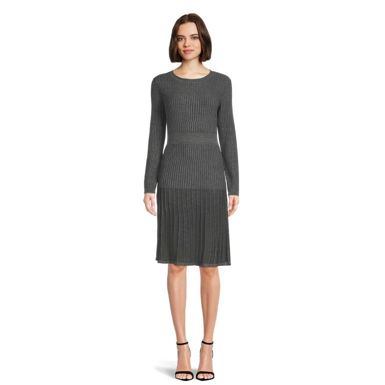 Time And Tru Women's Sweater Dress - Walmart.com | Walmart (US)
