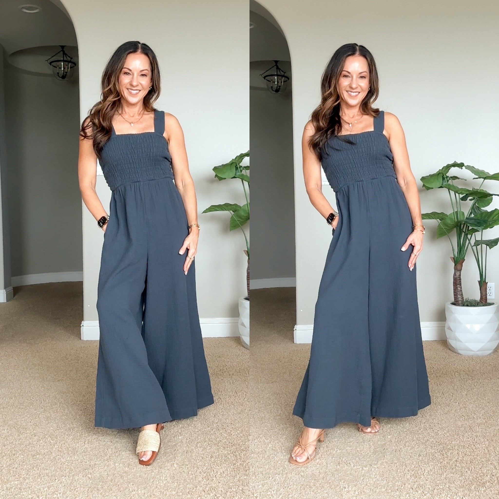 This jumpsuit is made from 100% organic cotton, and it’s one of those effortless pieces you’ll reach for all summer long. It’s incredibly comfortable, looks polished with minimal effort, and I love that it comes in both petite and regular lengths.

For reference, I’m 5’1”, 108 lbs and wearing a Petite XS. Everything is unaltered.

organic cotton jumpsuit, petite jumpsuit, petite fashion, everyday outfit, casual chic, comfortable outfits, summer jumpsuit, travel outfit, effortless style, capsule wardrobe, everyday essentials, EverydayHolly

#LTKootd #LTKSeasonal #LTKPetite