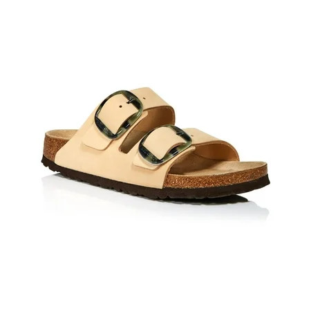 Birkenstock Womens Arizona Big Buckle Nubuck Slip On Slide Sandals | Walmart (US)