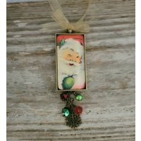 Jolly Santa Claus Ornament, Vintage Style Christmas Ornament | Etsy (US)