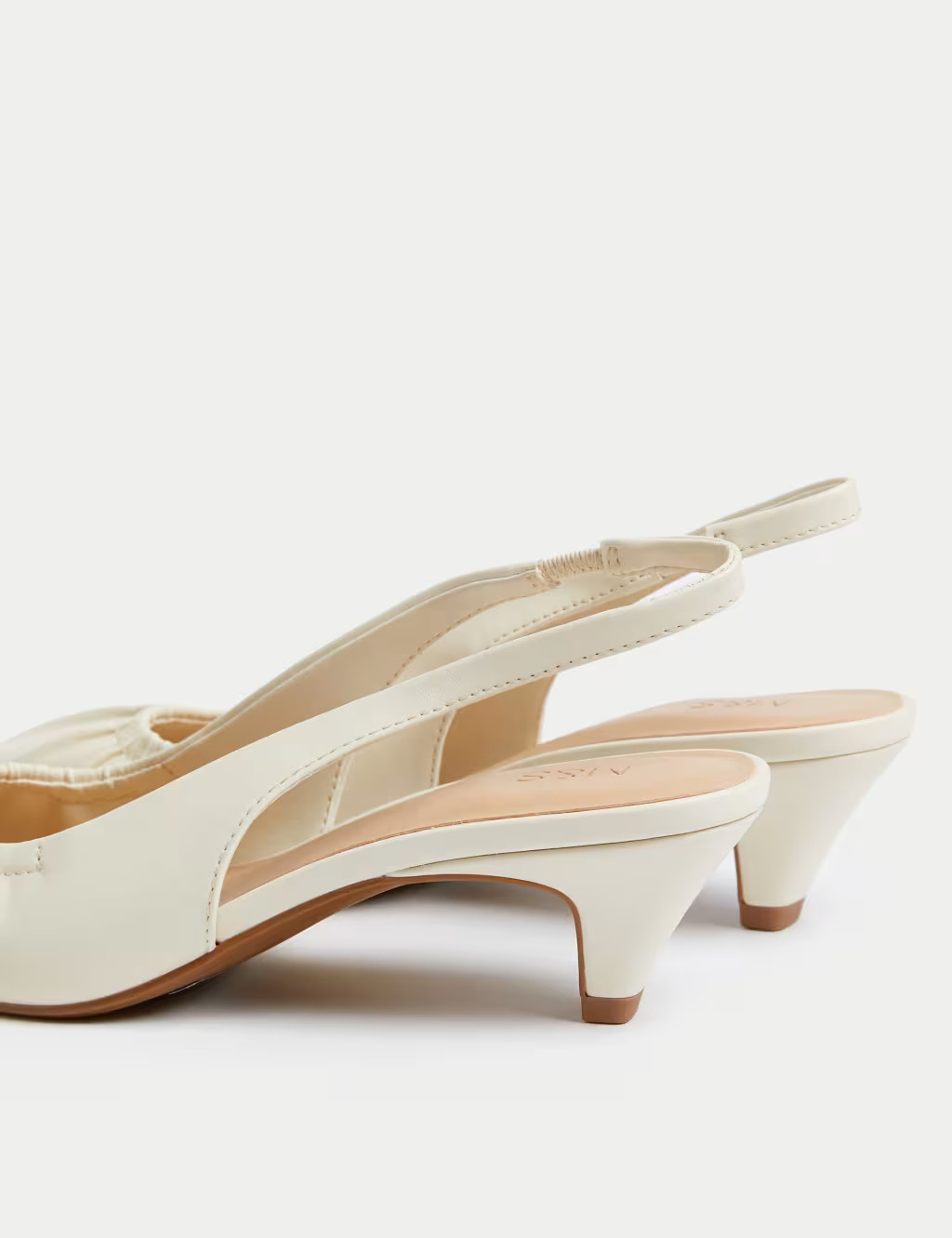 Slip On Kitten Heel Pointed Slingback Shoes | Marks & Spencer (UK)