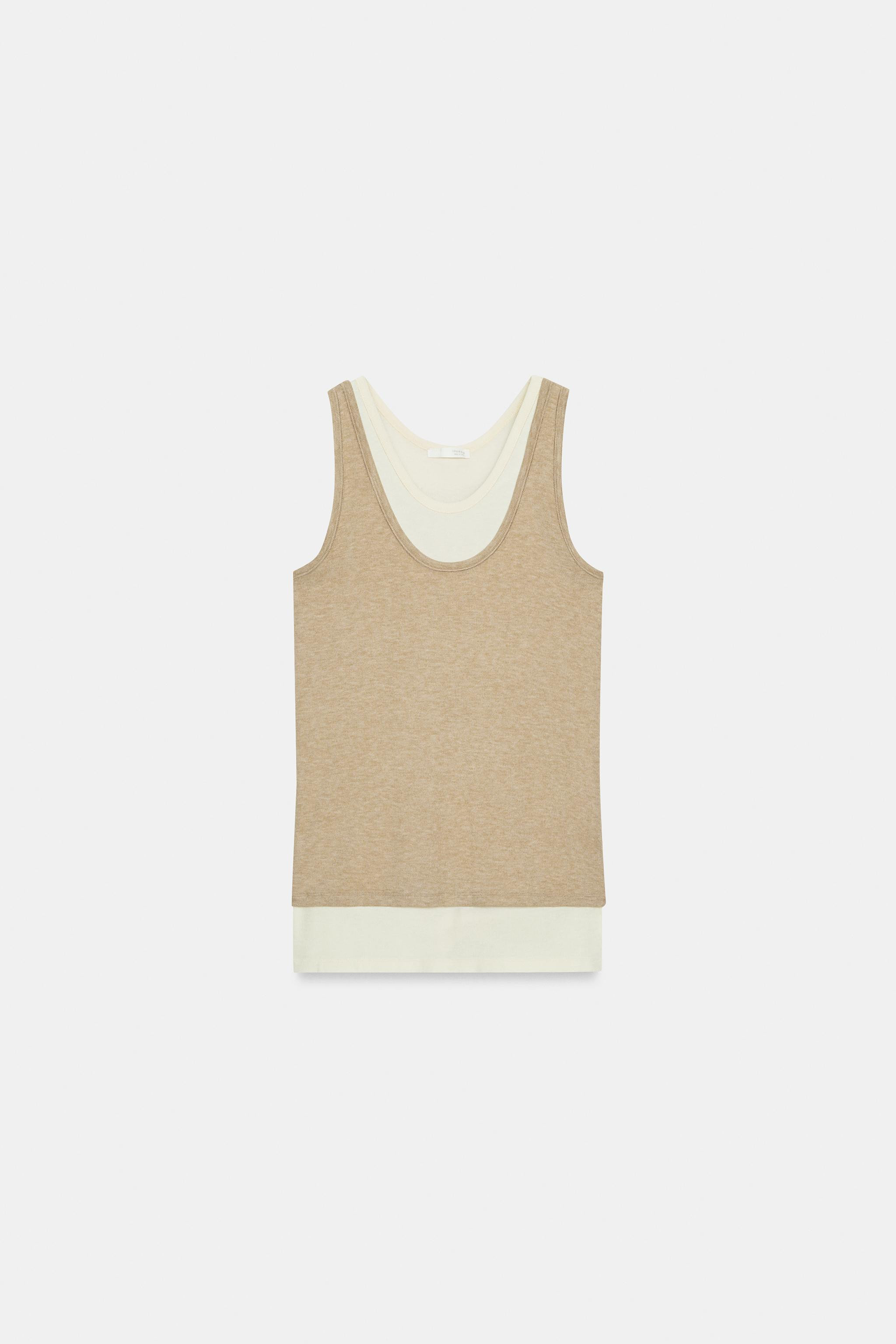 DOUBLE-LAYER STRAPPY TOP | Zara UK