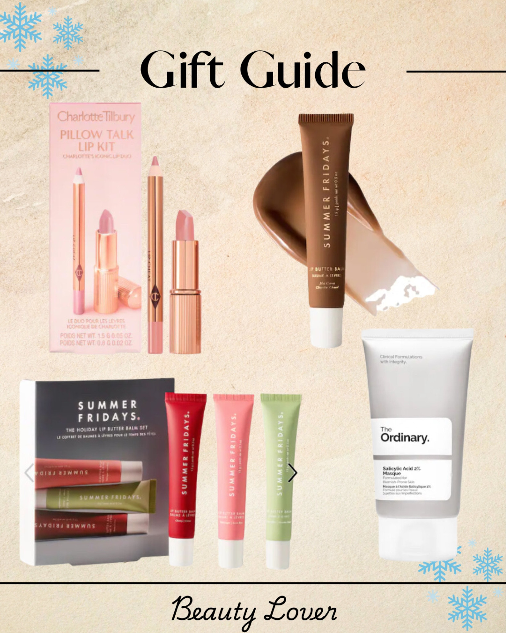 Check out this gift guide for the beauty lover in your life

Christmas gift, Christmas gift idea, Christmas present, skincare, makeup, beauty 

#giftguide #skincare #beauty #makeup

#LTKgiftguide #LTKstyletip #LTKbeauty