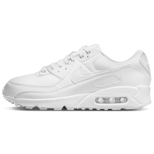Nike Air Max 90 Women's Sneaker's, White/White/White, Size 9 | Amazon (US)