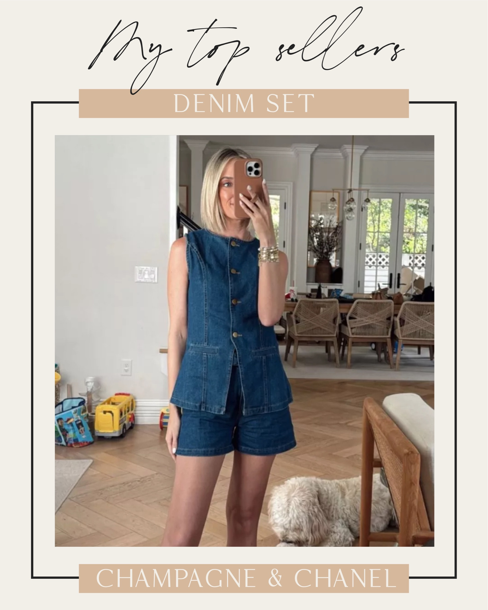 Top sellers - denim set 

#LTKStyleTip #LTKSeasonal #LTKFindsUnder50