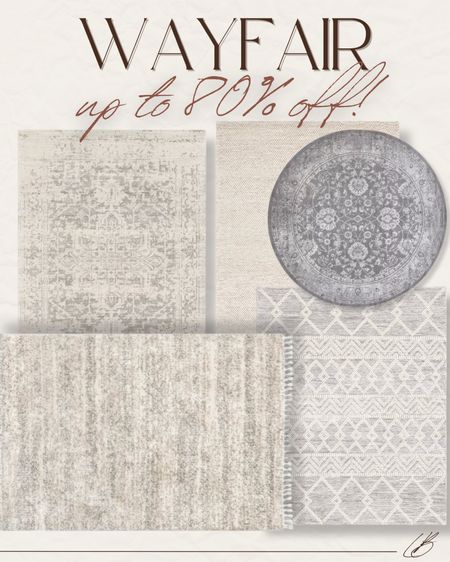Wayfair rug sale up to 80% off!!

#LTKsalealert #LTKhome #LTKSeasonal