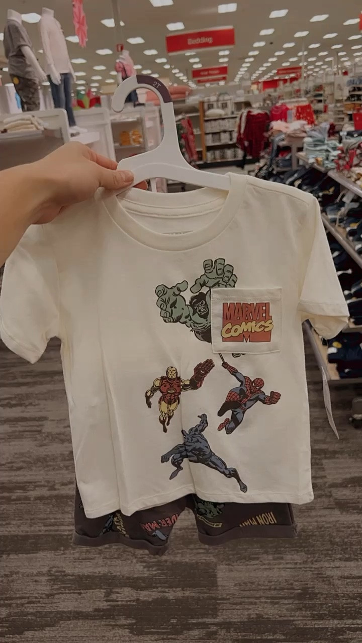 The cutest marvel comics toddler boy two piece set! So sad they didn’t have Kades size!! 

#LTKbaby #LTKstyletip #LTKunder50