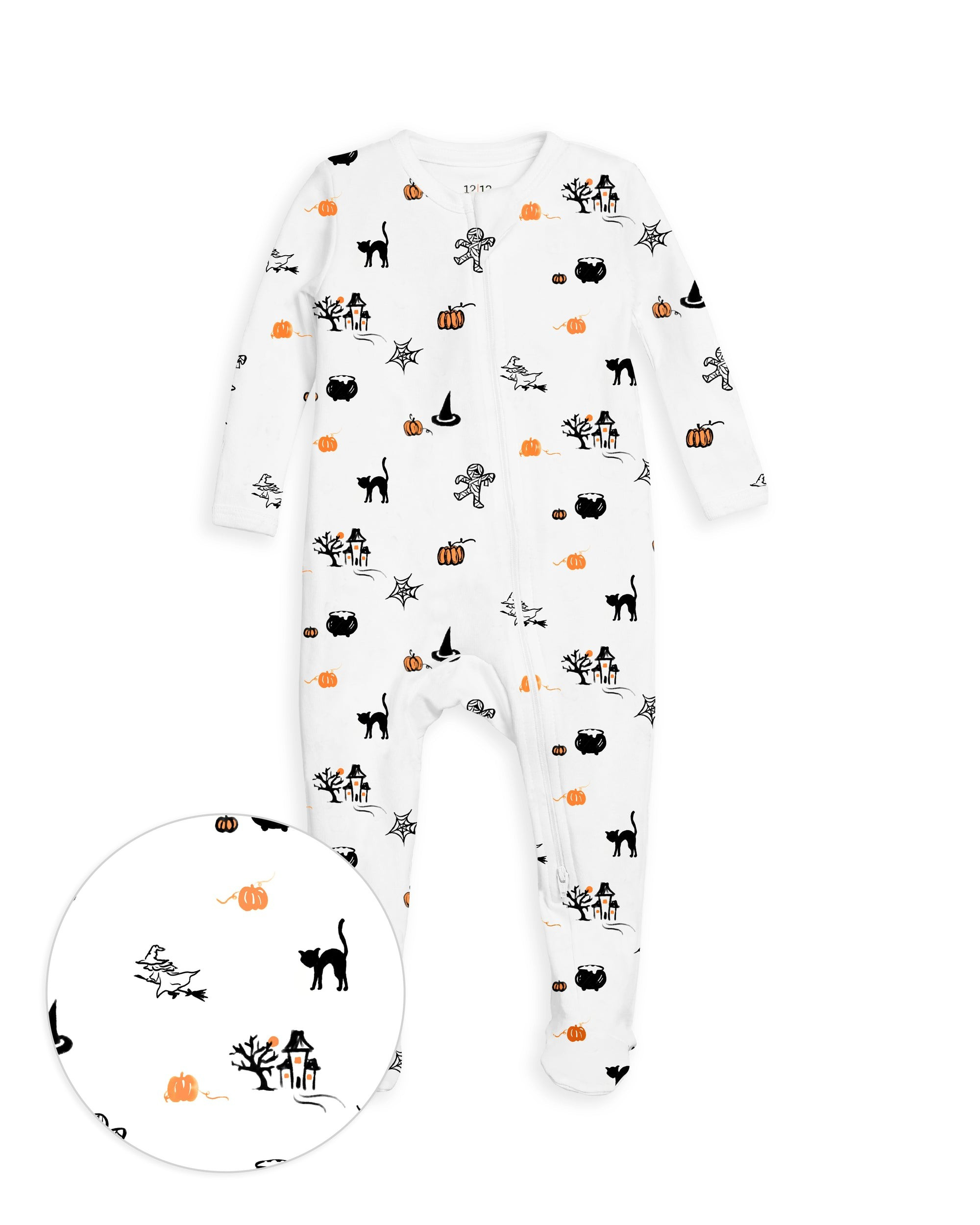 The Organic Zipper Footie | 1212