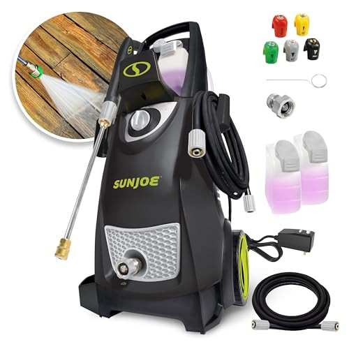 Sun Joe SPX3000 Electric Pressure Washer, 2030-PSI, 1.2-GPM Water Flow, Dual Detergent Soap Tanks, for Cars, Fences, RVs, ATVs, Patios, Sidewalks | Amazon (US)