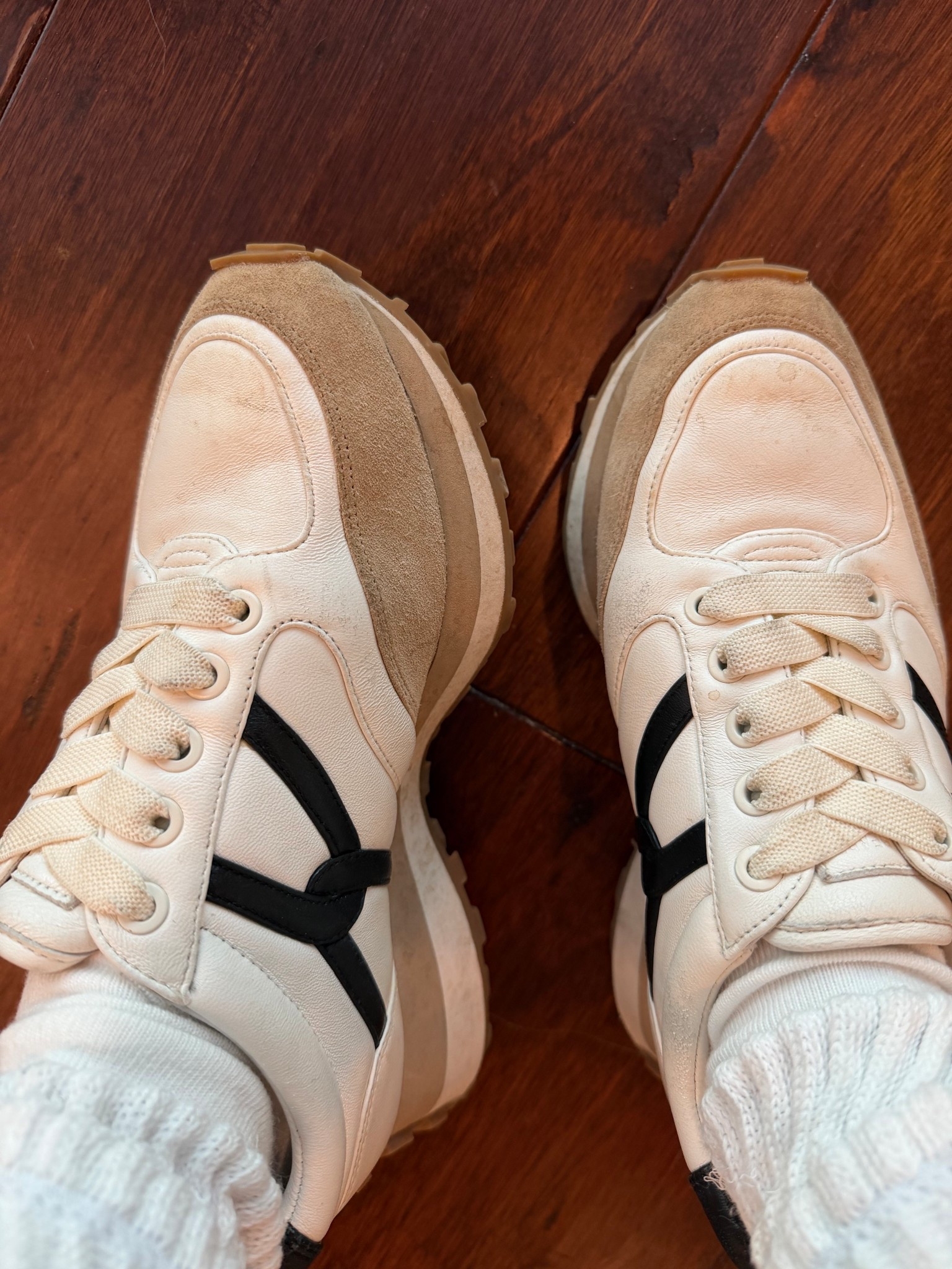 My most worn sneakers!  I love wearing them with my trousers!  #ltkshoecrush

#LTKOver40 #LTKootd