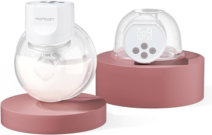 Momcozy Breast Pump Hands-Free S12 Pro, Wearable & Portable Pump with Soft DoubleFit Flange, 3 Mo... | Amazon (US)