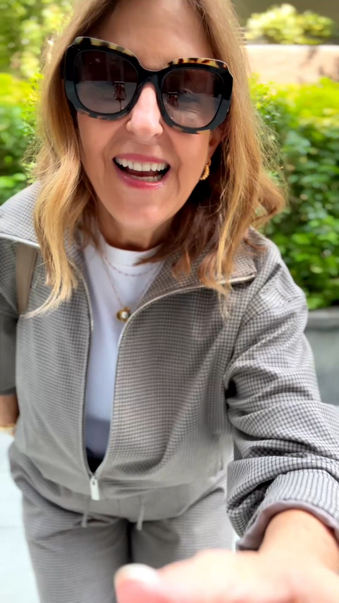 Out shopping with my friend, Dawn. Wearing an Aritzia outfit (I also wear it when I travel), a Quince bag, and Veronica Beard sneakers. 
Sharing what I found in stories.

#LTKOver40 #LTKPetite #LTKootd