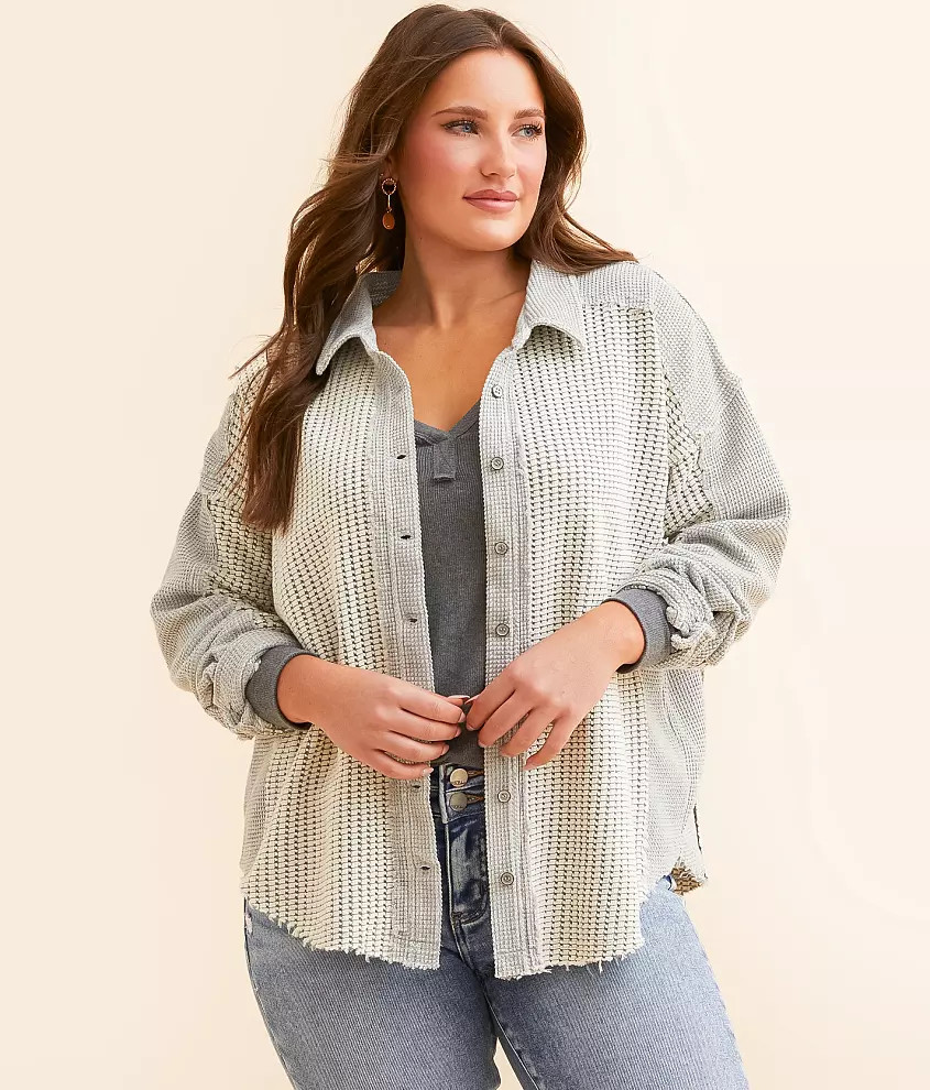 Pieced Shacket | Buckle