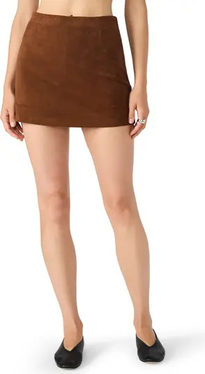 Cindi Faux Suede Miniskirt | Nordstrom