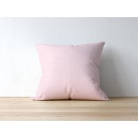 Pink Indoor Pillow Cover With Zipper For Modern Farmhouse Couch, Throw Bedroom, Accent Nursery Decor, Lumbar | Etsy (US)