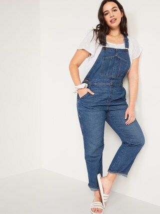 Slouchy Straight Workwear Jean Overalls for Women | Old Navy (US)