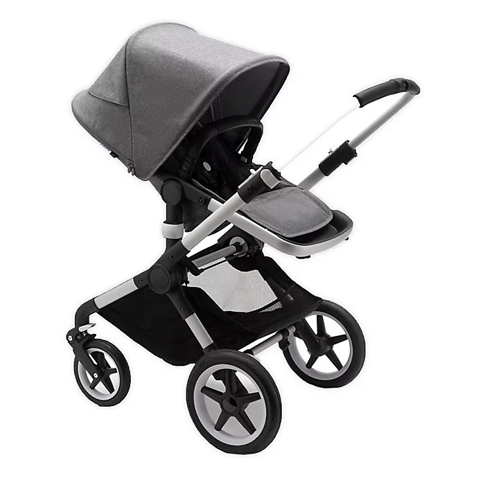 Bugaboo Fox2 Complete Single Stroller in Grey Melange | buybuy BABY