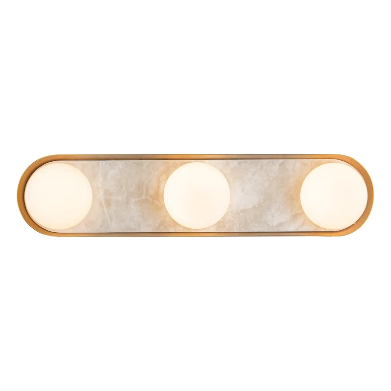 Vintage Brass Alonso 3 - Light Bath Bar | Wayfair North America