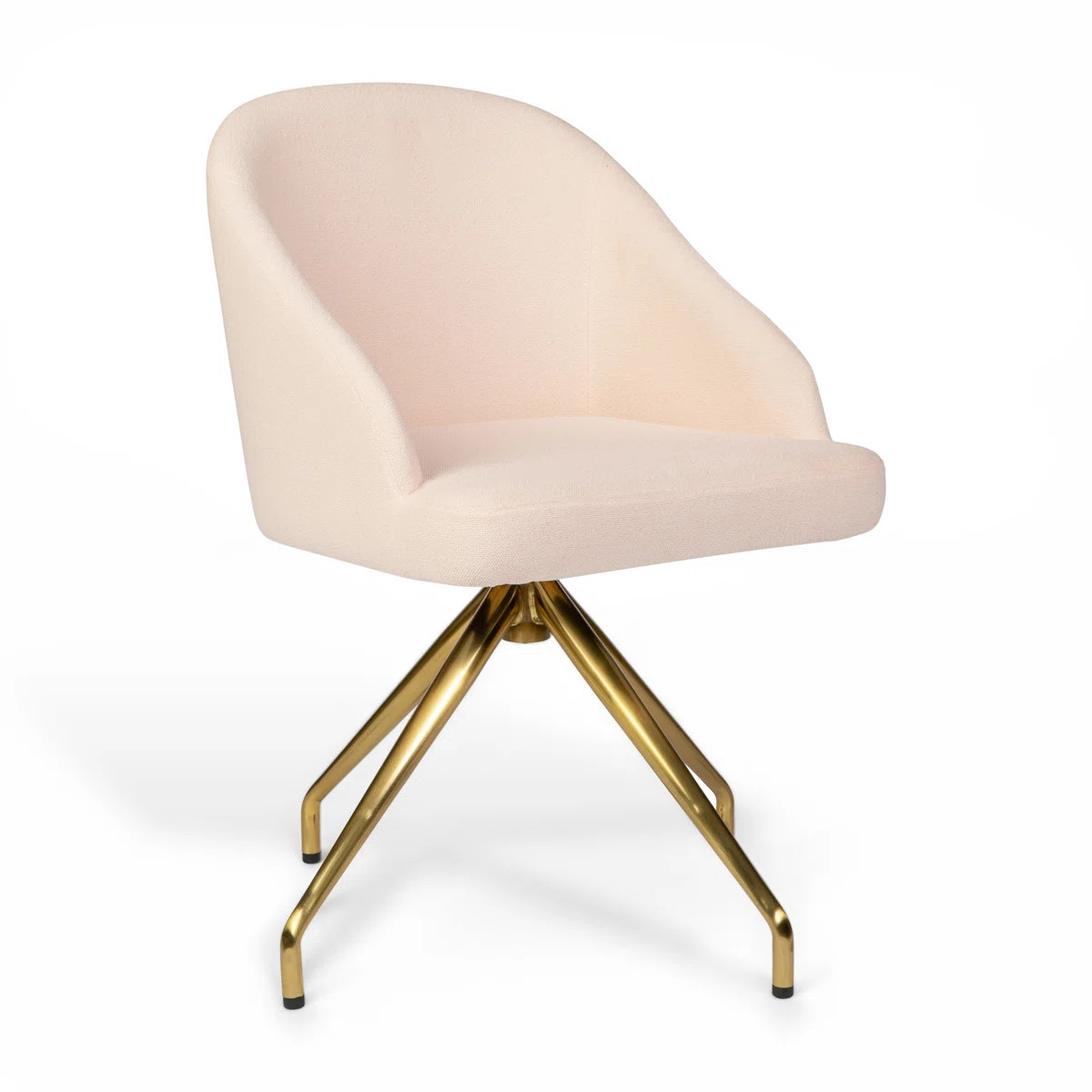 Martha Stewart Sora Upholstered Stationary Swivel Home Office Chair | Wayfair North America
