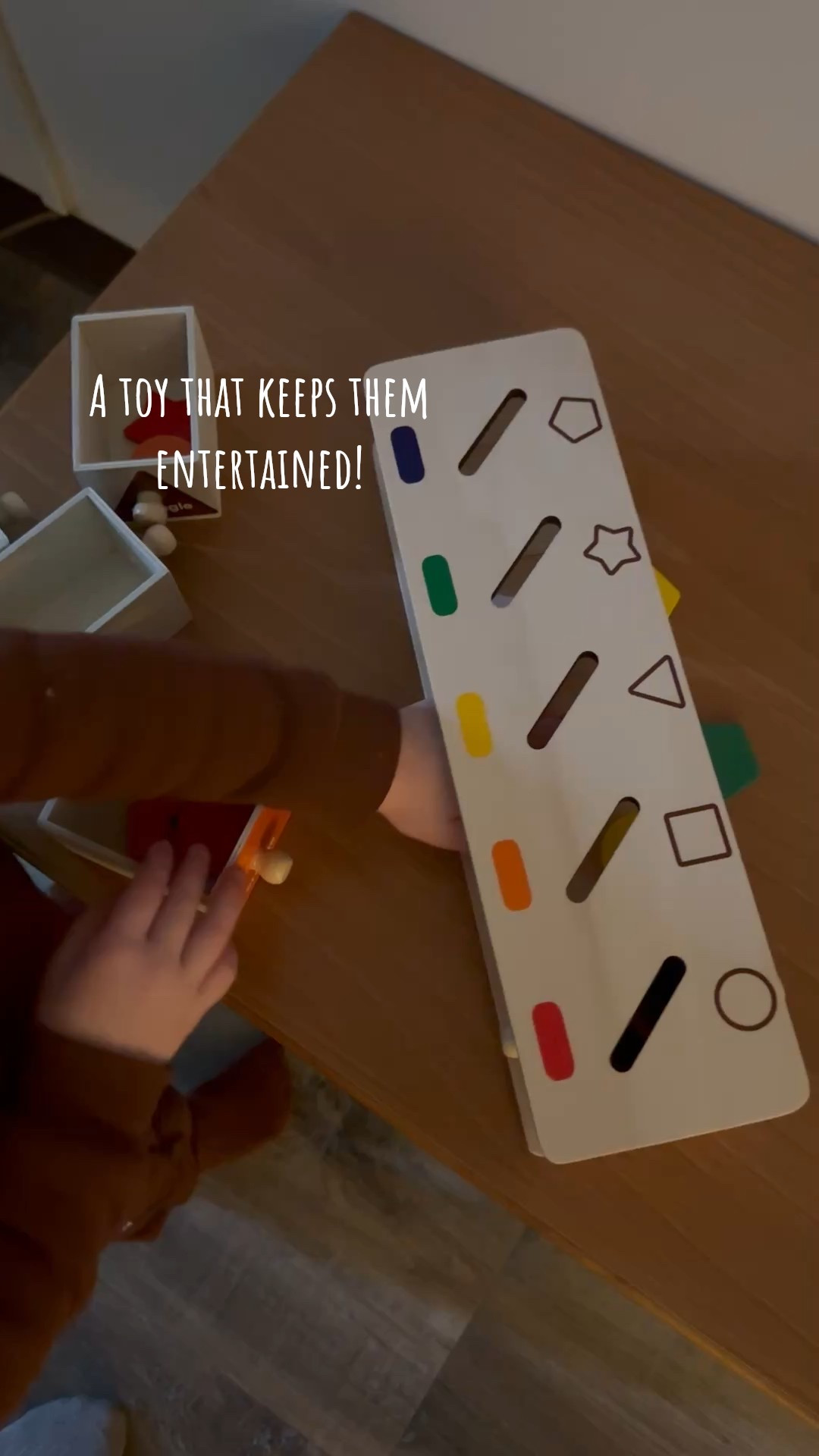 Toddlers can sort the little pieces by shape or color! This kept my kids occupied at the hotel for a long time. Affordable and great quality !

#LTKmomlife #LTKTravel #LTKKids